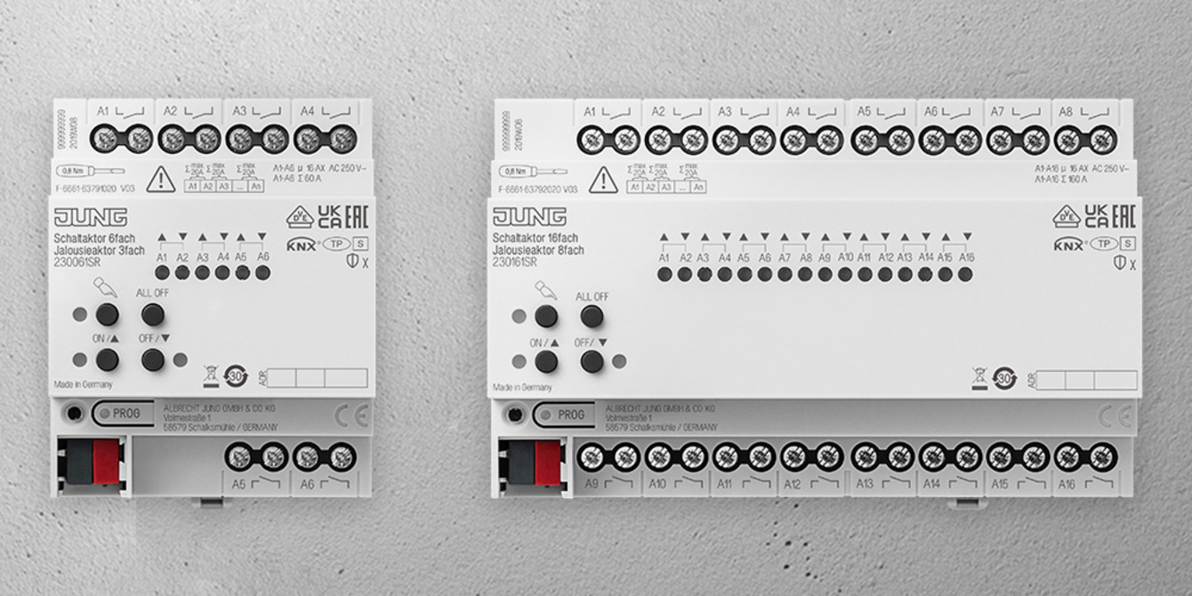 KNX Schalt- und Jalousieaktoren bei Elektrobau Ludwig in Frankfurt